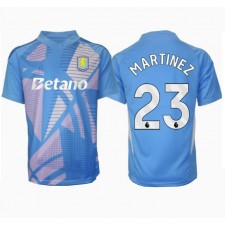 Aston Villa Emiliano Martinez #23 Keeper Tredjedrakt 2024-25 Kortermet